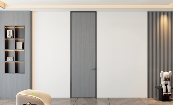 25极简铝木门 颜色:星河2号